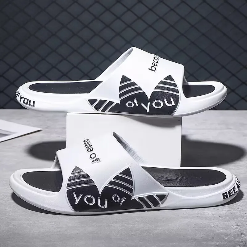 

Толстые летние тапочки 2023 для медленной ходьбы женские Молодежные тапочки новые износостойкие мужские сандалии модная подошва для отдыха