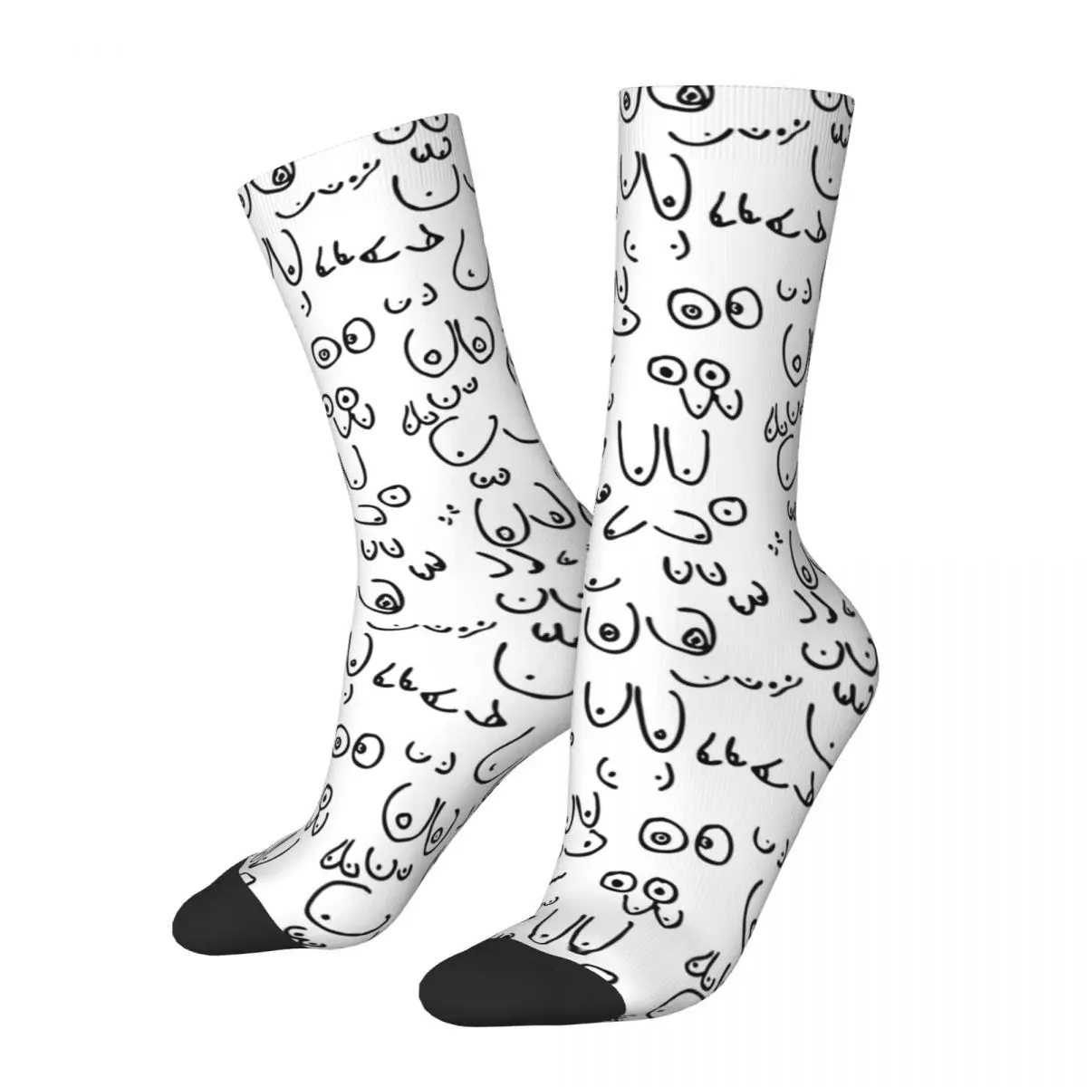 

Different Sorts Of Boobs Pattern Socks Men's Women's Fashion Socks Harajuku Spring Summer Autumn Winter Middle Tube Socks Gifts