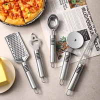 kitchen utensils setstainless steel kitchen gadgets cookware setbottle openercan openerpizza knifecheese knifegarlic press