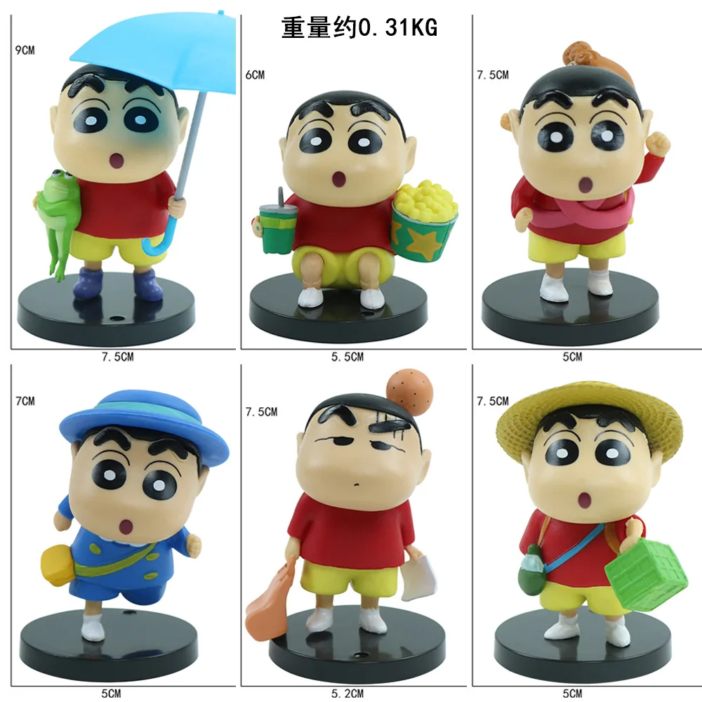 Crayon Shin-Chan Kasukabe нохара Shinnosuke кукла модные Аниме Фигурки игрушки настольные