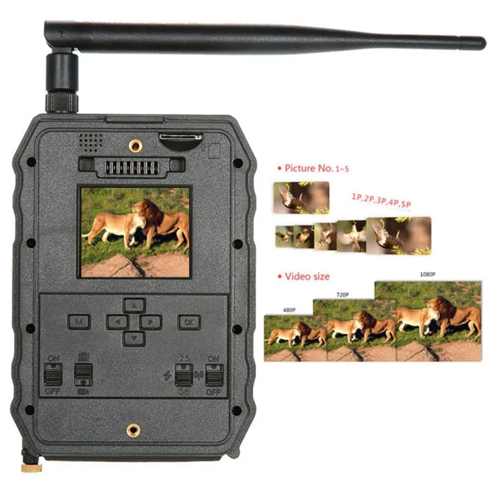 

S880 Trail Camera PIR Infrared Hunting Camera HD 1080P Night Vision Surveillance Tracking Cams For Monitoring Farm Animals