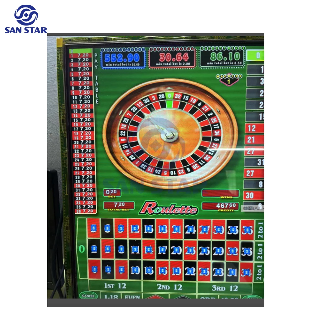 Arcade Casino Game PCB Roulette 1 in 1 For Coin Operated Gambling Machine Slot Machine Casino Board