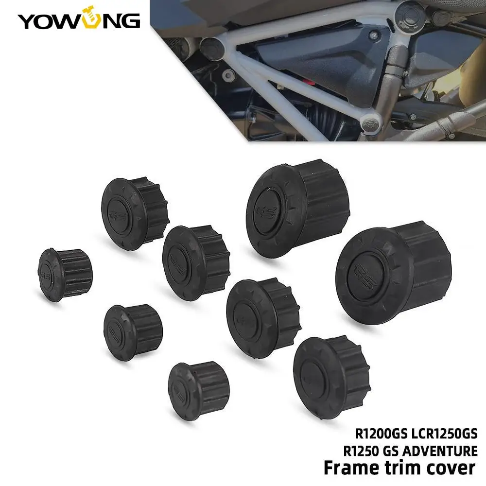Rear Trim Cover Frame Hole Cover Caps Decorative Frame Cap Set For BMW R1200GS LC 2014-2019 2014 2015 2016 2017 2018 2019