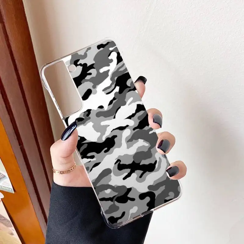 Camouflage Pattern Phone Case for Samsung S21 A10 for Redmi Note 7 9 for Huawei P30Pro Honor 8X 10i Cover