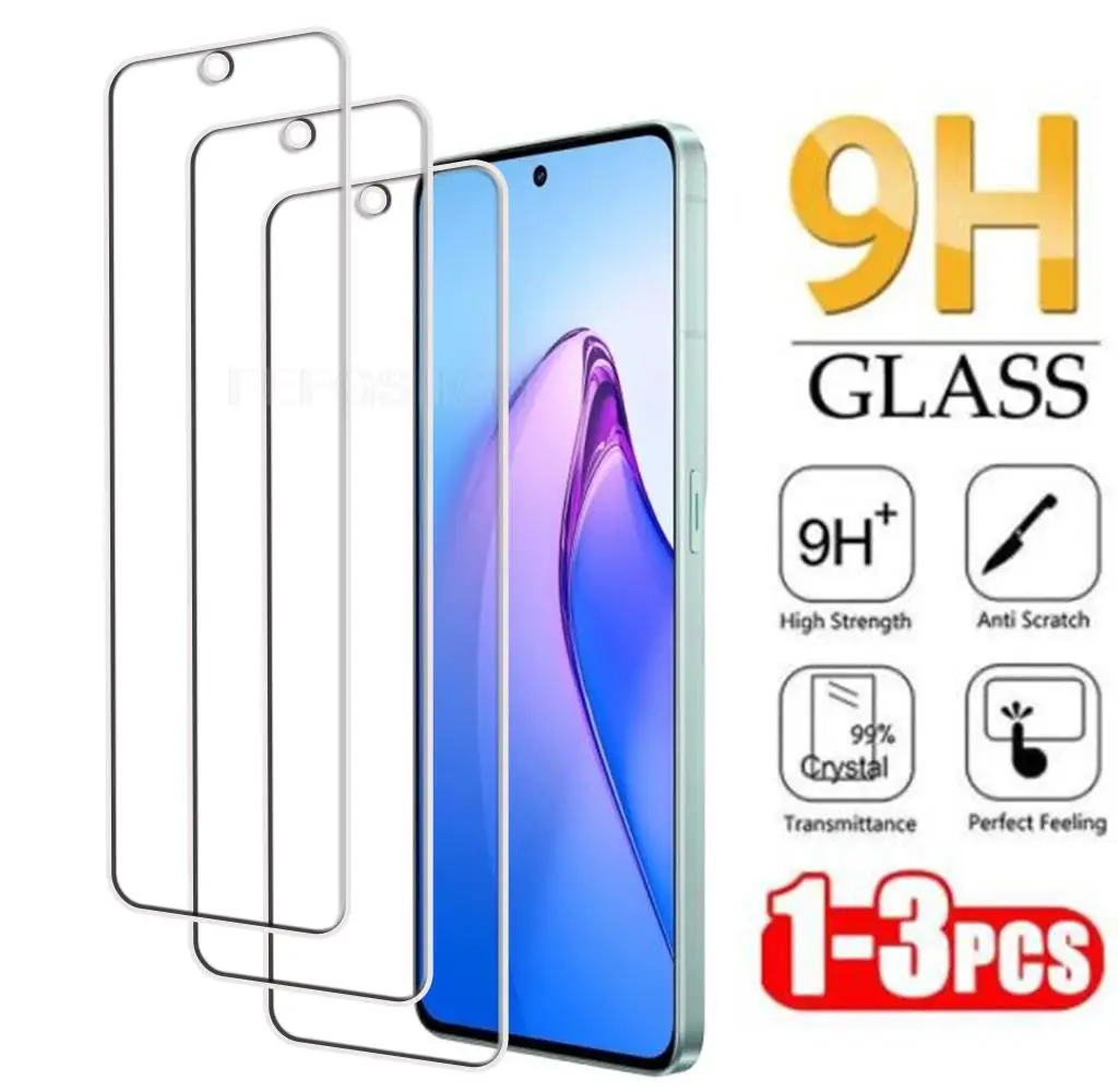 

HD Original Tempered Glass For Oppo Reno8 5G Global CPH2359 PGBM10 6.43" 2022 Screen Protective Protector Cover Film