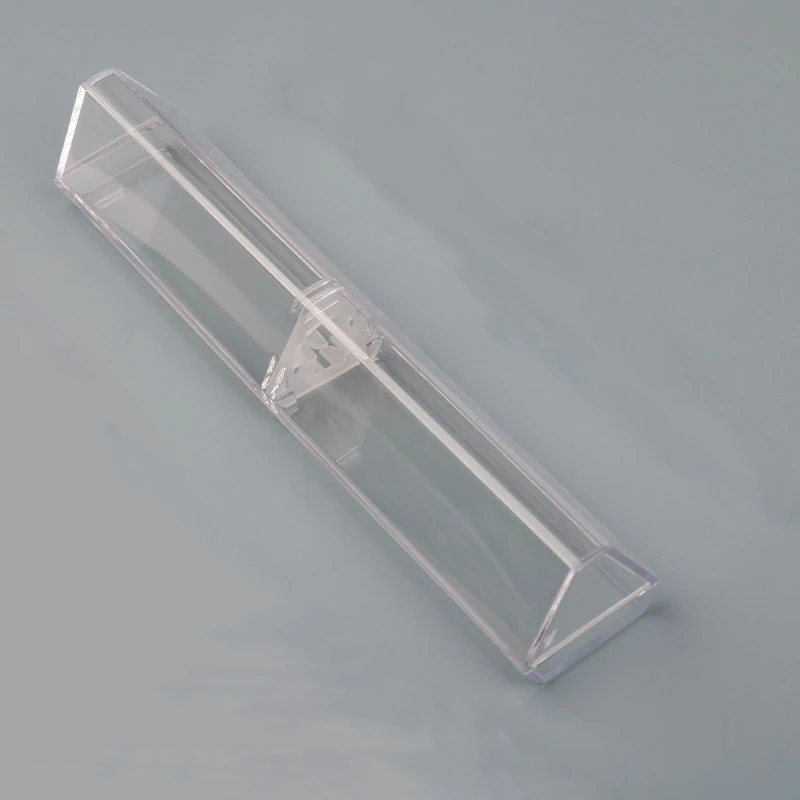 

Transparent Plastic Pen Holder Pencil Case Pencilcase Stationery Organizer