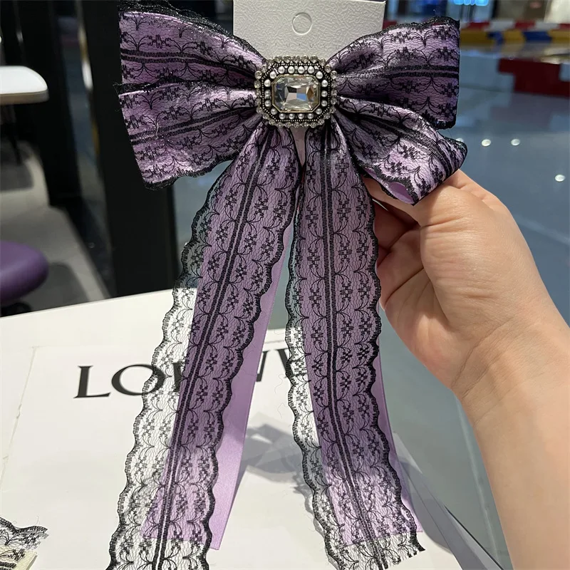 Женский новый Кружевной Галстук-бабочка корейский стиль рубашка Униформа