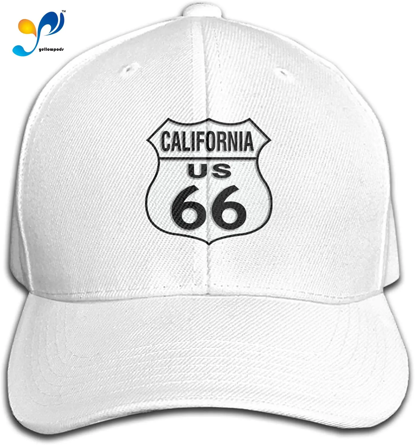 

Route 66 - California Classic Baseball Cap Dad Hat Adjustable Size Sandwich Cap