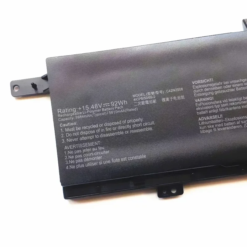 15 48 V 92Wh C42N2008 Аккумулятор для ноутбука Asus ZenBook Pro UX582HM UX582HS UX582LR Бесплатные