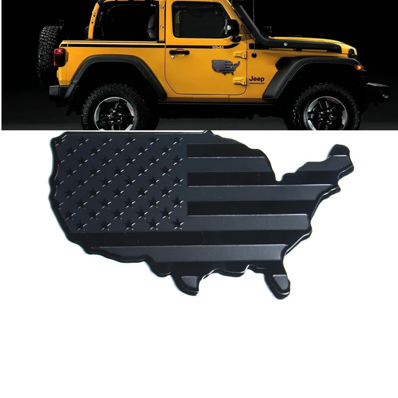 

1 шт., эмблема для автомобильного брызговика, США (черная с тонкой синей линией, 7x4 дюйма/18 см * 10 см)