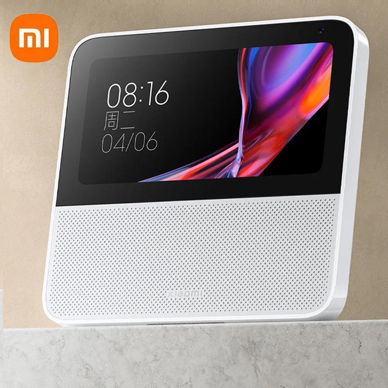 

Xiaomi Mijia Smart Bluetooth Speaker Bring Screen Support Video Touch Voice Call White HD XiaoAi Mini Speakers for Entertainment