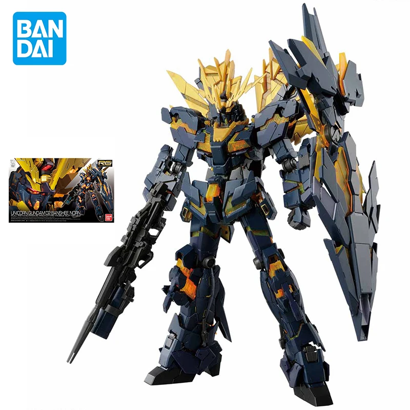 

BANDAI Original GUNDAM RG 1/144 Unicorn Gundam 02 Banshee Norn RX-0[N Anime Action Figure Assembly Model Toys Collectible Model