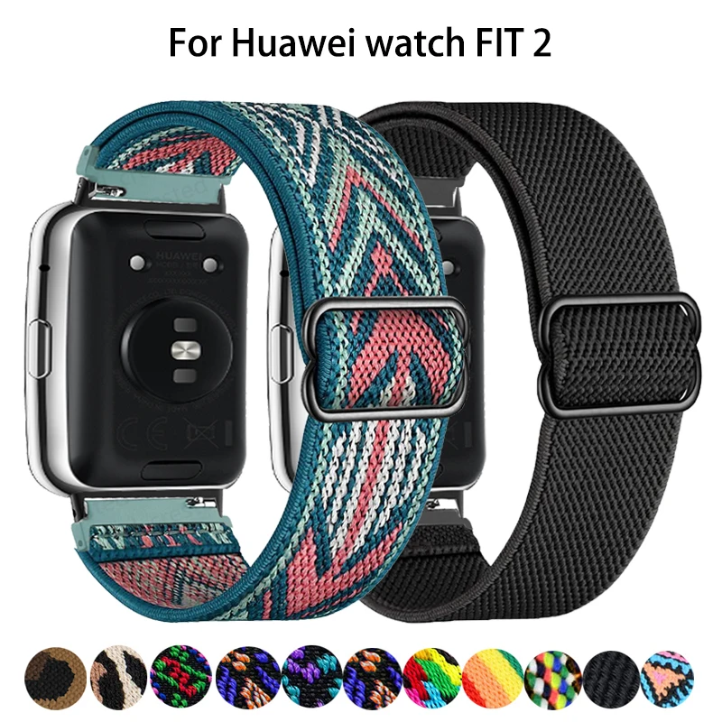 Cinturino Scrunchie per Huawei Watch Fit 2 Strap Smartwatch accessori bracciale elastico in Nylon con cinturino Correa Huawei Watch fit2 Band