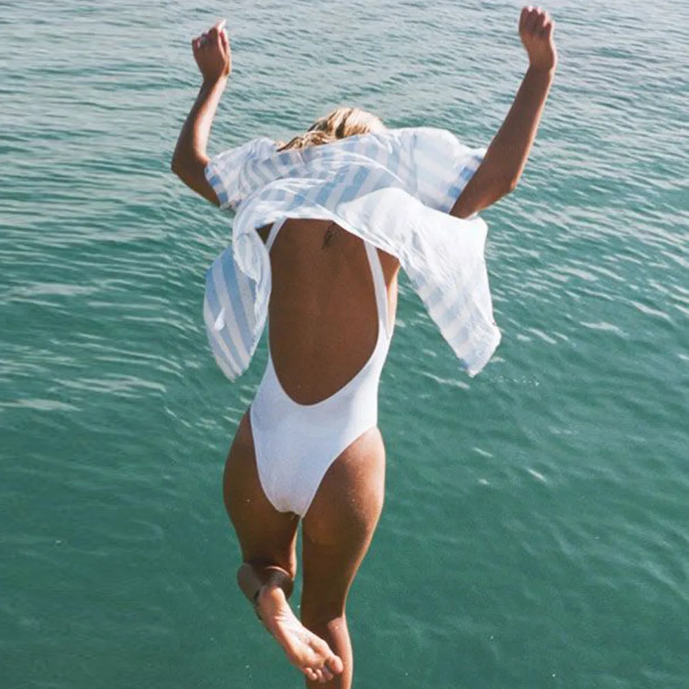 Сексуальный Купальник-бикини женский эластичный Купальник в стиле ретро с