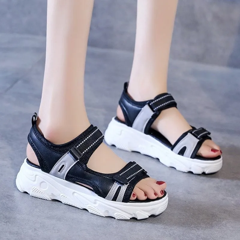 

2021Summer Women Sandals Outdoor Casual Comfortable Beach Sandalias Mujer Fashion Hollow Out Wedges Shoes Woman