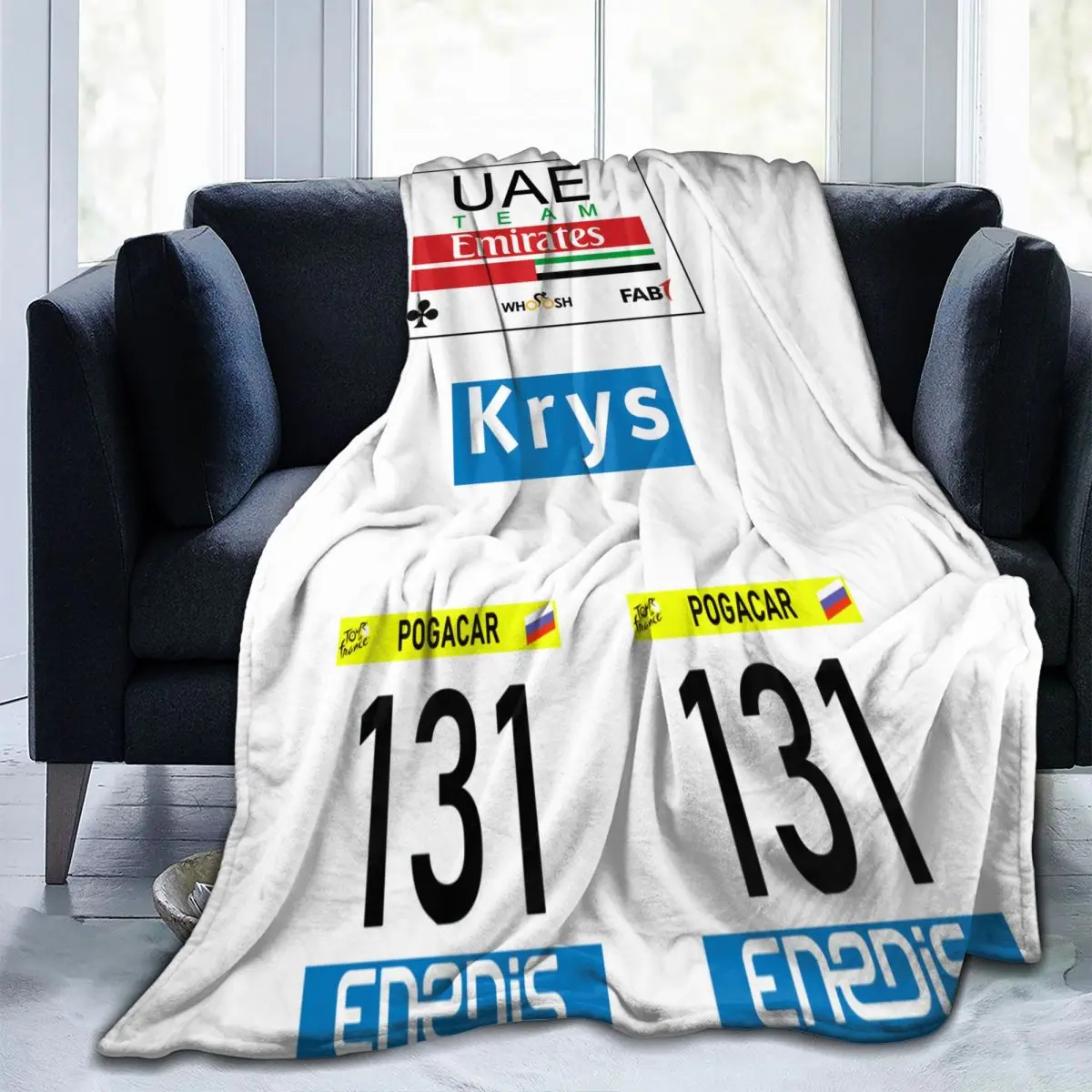 

Маска Winner Tadej Pogacar для команды ОАЭ, чехол для дивана большого размера, толстое одеяло в стиле ретро, комфортное одеяло для гостиной, не скатыв...