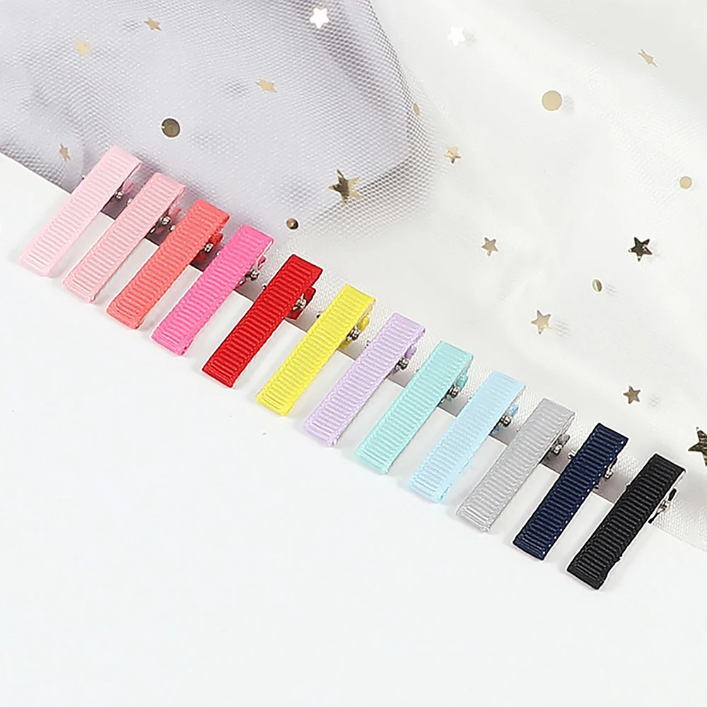 Ful Small Alligator Hair Clips Basic Fabric Covered Diy Handmade Hairpins Jewelry Making Kids Barrettes