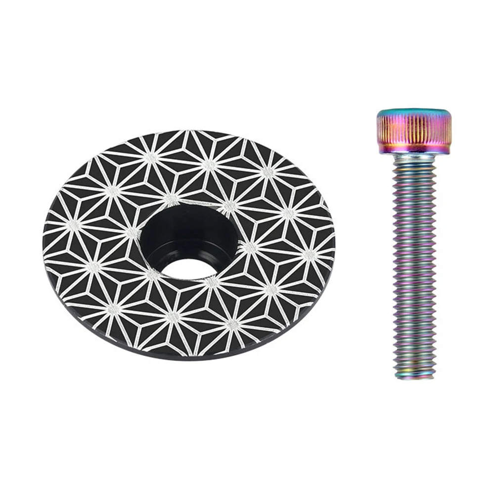 

Bicycle Stem Cover Components Cycling 1 Screws Accessories Aluminum Alloy Four Colors Headphone Headsets M6X30