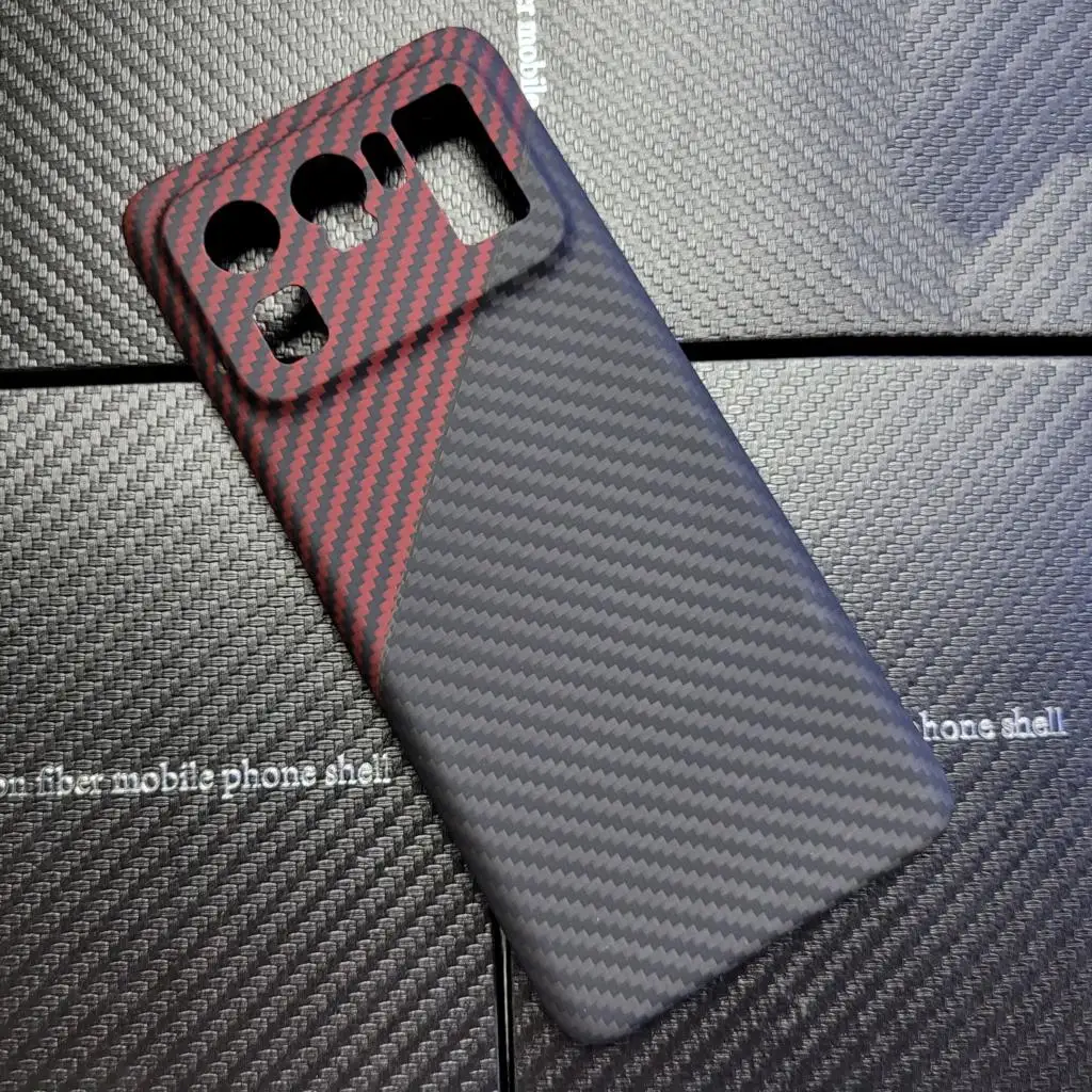 

Geuine Carbon Fiber Xiaomi 11 Ultra Thin 0.65mm Matte Cover For Xiaomi 11 Pro Enhanced Signal Sport Car Splicing Protective Case