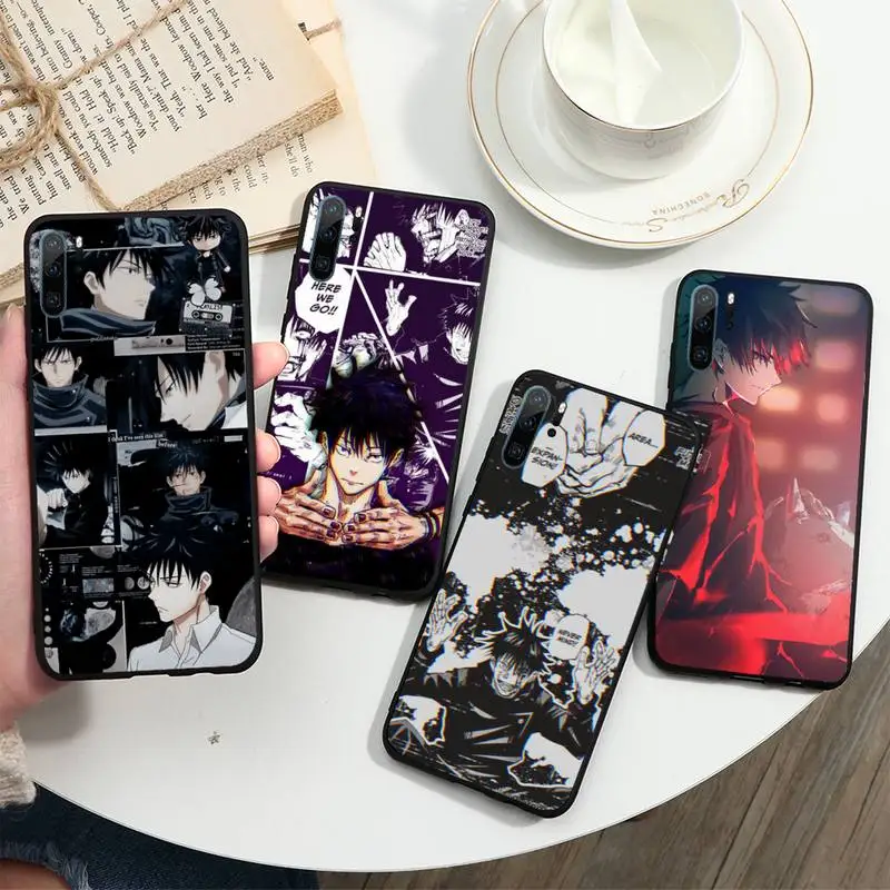 

Jujutsu Kaisen Fushiguro Megumi Phone Case For Huawei honor Mate 10 20 30 40 i 9 8 pro x Lite P smart 2019 Y5 2018 nova 5t