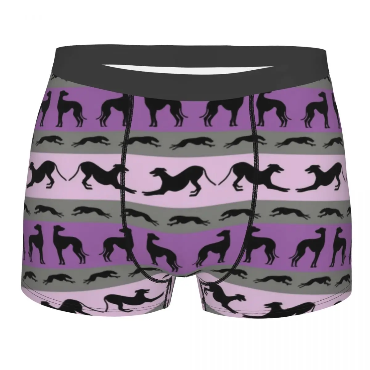 

Greyt Greyhound Puppy Underwear Men Breathbale Whippet Sighthound Dog Boxer Briefs Shorts Panties Soft Underpants For Male
