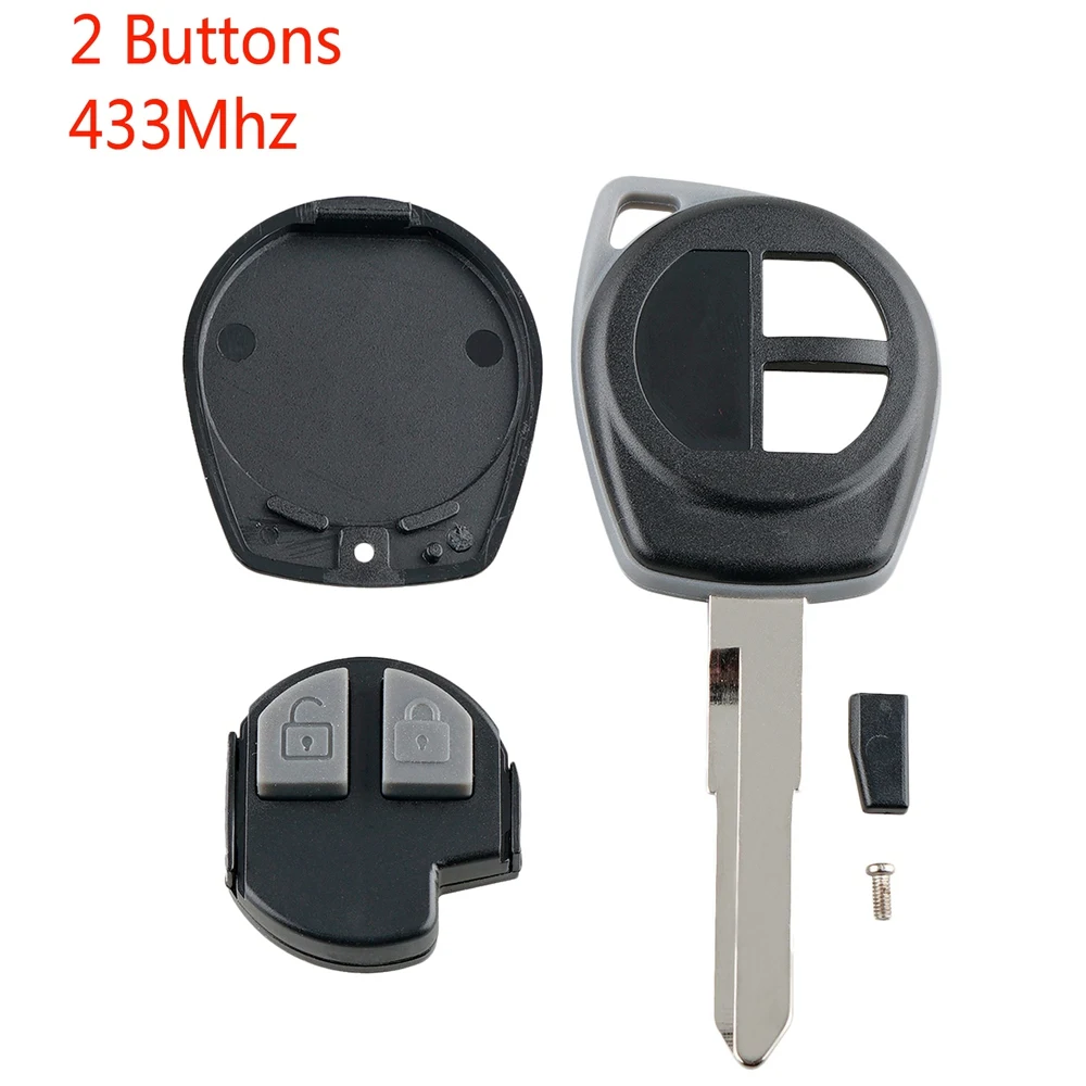 

Интеллектуальный Автомобильный ключ дистанционного управления 2 кнопки подходят для Suzuki Swift Sx4 Alto Jimny Vitara Ignis Splash 2007-2013 433 МГц