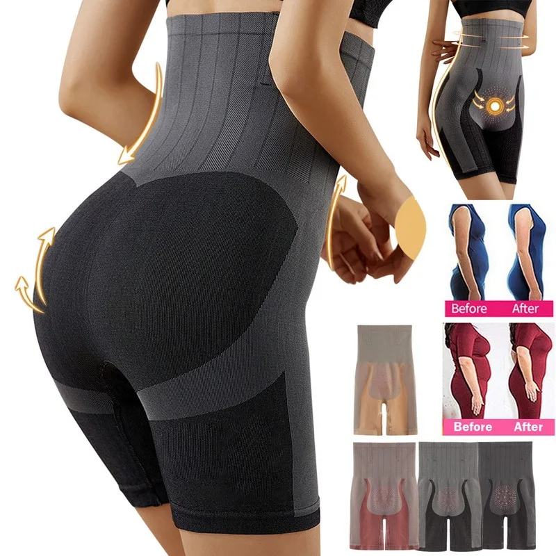High Waist Belly Sheath Body Shapewear Seamless Hip Lift Body Sculpting Pants Women'S Waist Trainers Pants Tummy Control Shorts