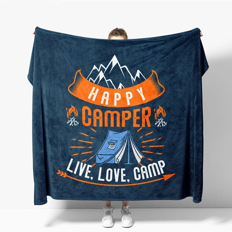 

Современные зимние накидки для кровати Love Happy RV с ворсом, плюшевое летнее одеяло в стиле аниме, домашний текстиль в одно направление для гостиной