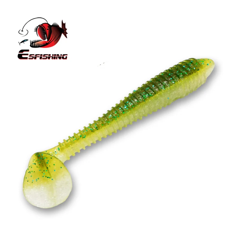 ESFISHING Pesca Artificial Silicone Soft Bait Vibro Fat 65, 100,125mm Fish Smell Inject Heavy Salts Iscas Wobblers Fishing Lues