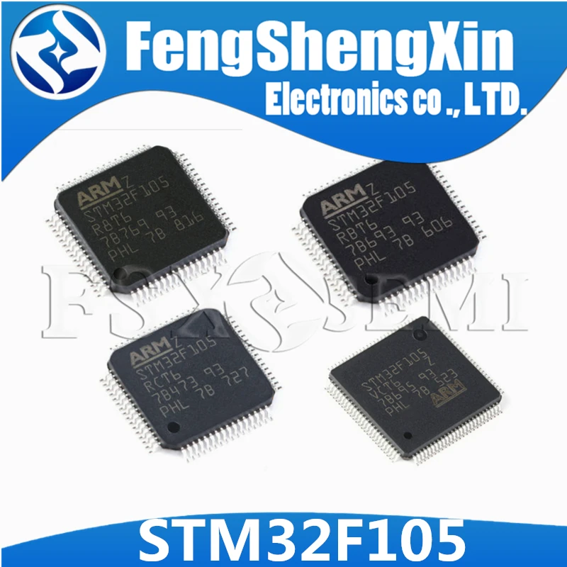 

10pcs 100% New STM32F105R8T6 STM32F105RBT6 STM32F105RCT6 STM32F105VCT6 STM32F107VCT6 LQFP64 LQFP100 32-bit MCU