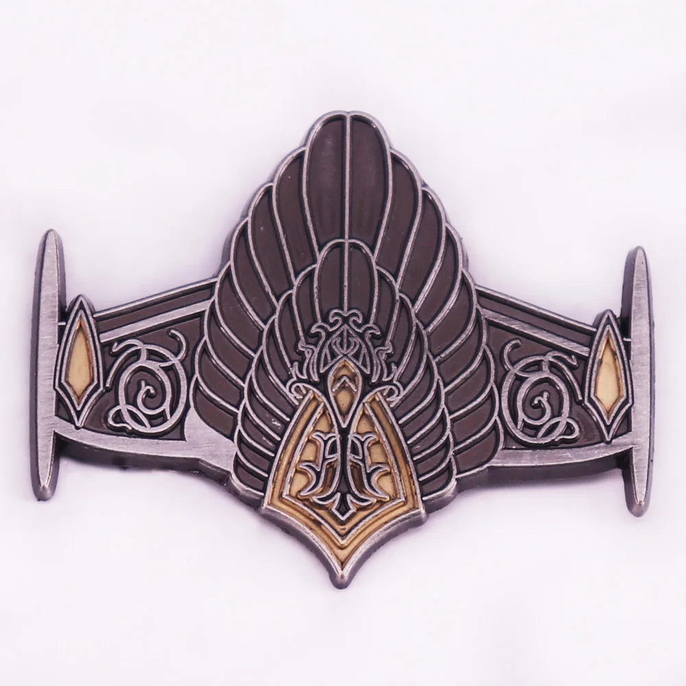 Декоративная эмалированная шляпа для рюкзака и шляпы научной фантастики