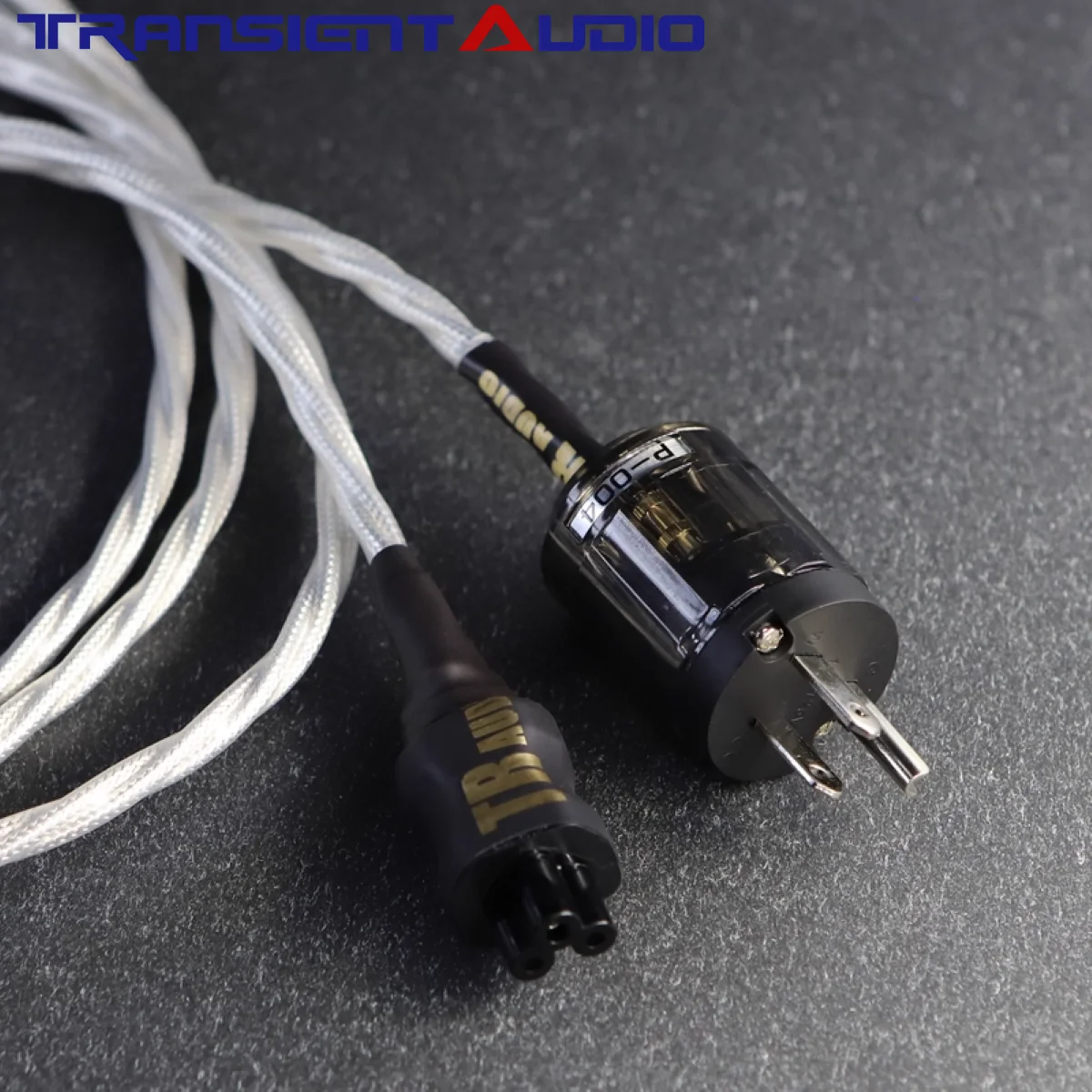 Фото Посеребренный кабель питания HIFI IEC C5 Cloverleaf — аудиофильский класс для усилителей, стандарта США/BS/EU/AU, 3-контактный шнур переменного тока Hi-Fi №2