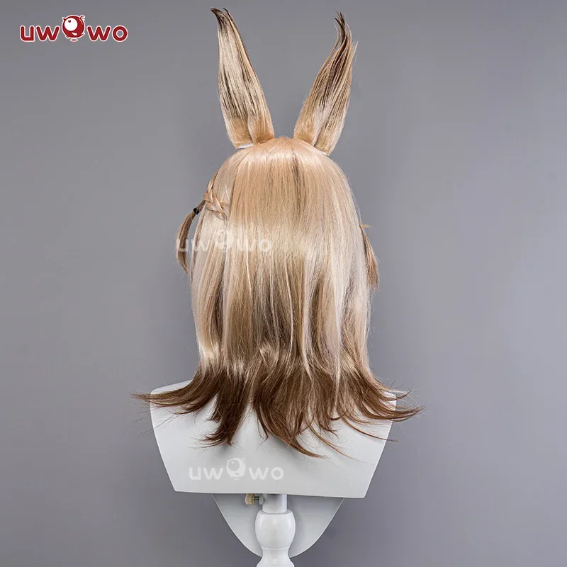 Парик для косплея Genshin Impact Kaveh PRE-SALEGame средние желтые волосы с ушками головной убор