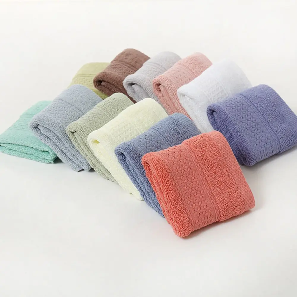 

Hot Absorbent Antibacterial Cotton Dry Body Square Scarf Face Towel Wash Cloths