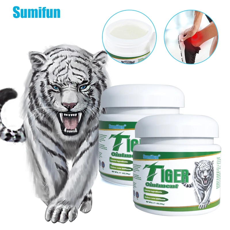

20G Sumifun White Tiger Balm Joint Pain Relief Cream Rheumatoid Arthritis Massage Ointment Muscle Soreness Plaster Health Care