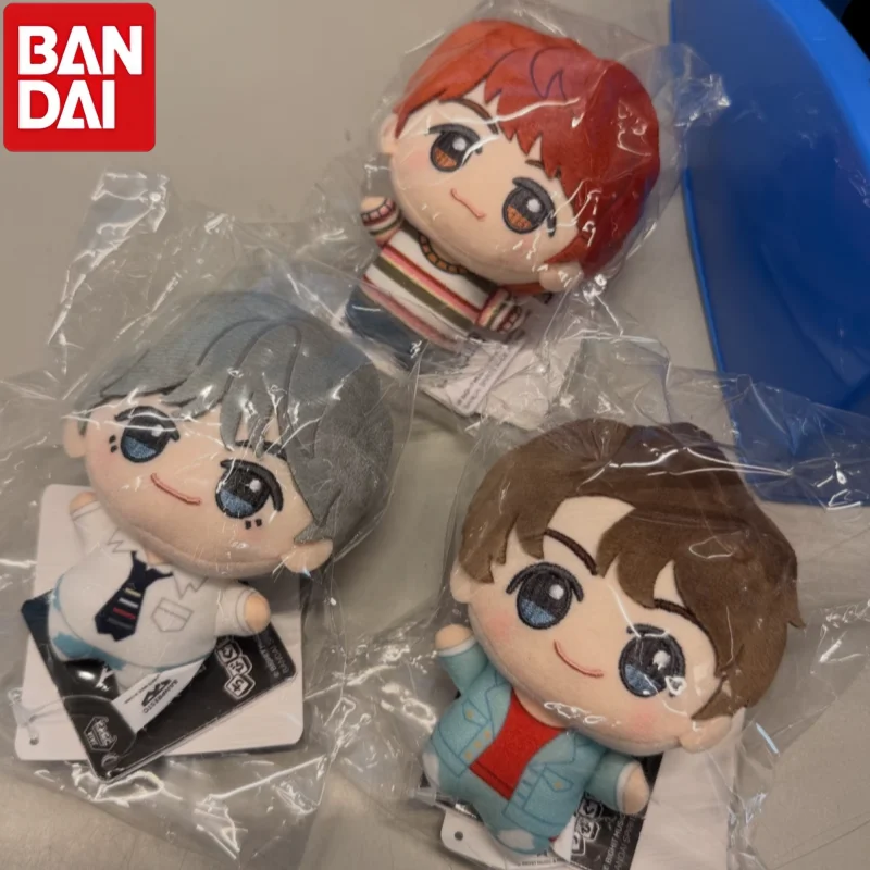 Фото В наличии Оригинальная плюшевая кукла Banpresto TinyTAN DNA RM j-hope Jimin Q-версия, плюшевый брелок 11 см, мультяшная кукла, креативный подарок №5