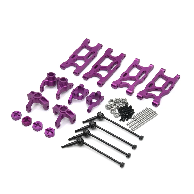 

Metal Upgrade Drive Shaft 7 Piece Set For LC Racing 124019 1/14 WLtoys 144010 144001 144002 124017 124016 124018 RC Car Parts