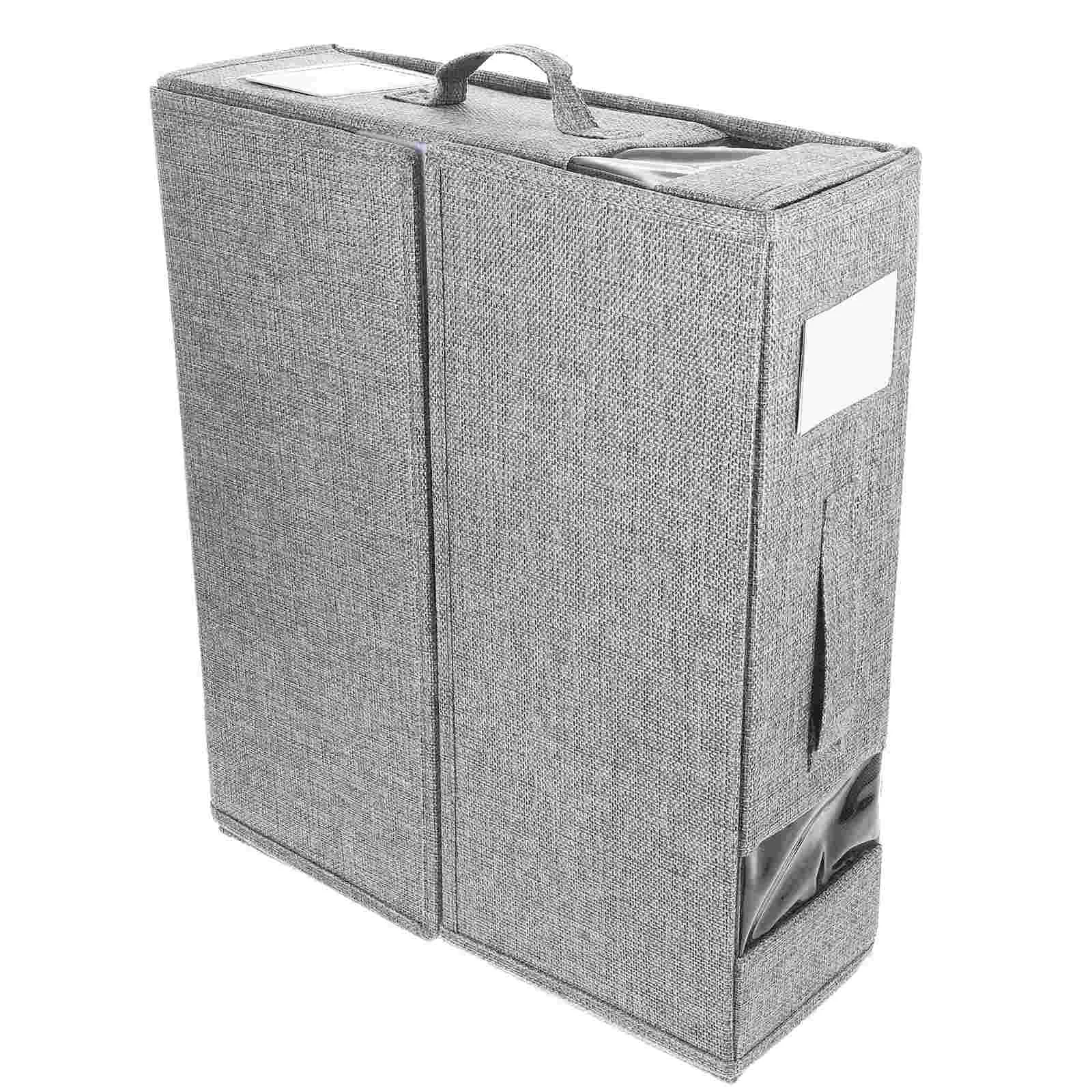 

Foldable Storage Box Closet Bedding Folding Bin Blanket Cardboard Clothes Organizer Sheet