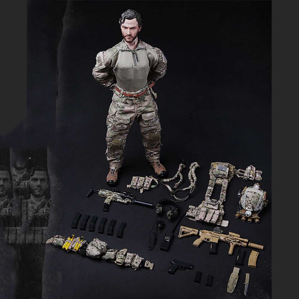

Minitimes M010 1/6 современная модель военно-морской котик команда шесть мужчин солдат полный комплект для 12-дюймовых экшн-фигурок коллекционные и...
