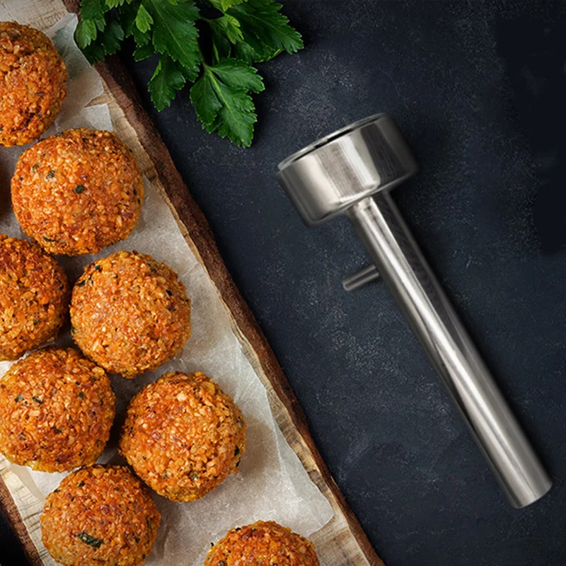 

Stainless Steel Kitchen Tool Meatball Machine Maker Large Falafel Ball Making Scoop Mold Non-Stick Kitchen Accessories Gadgets