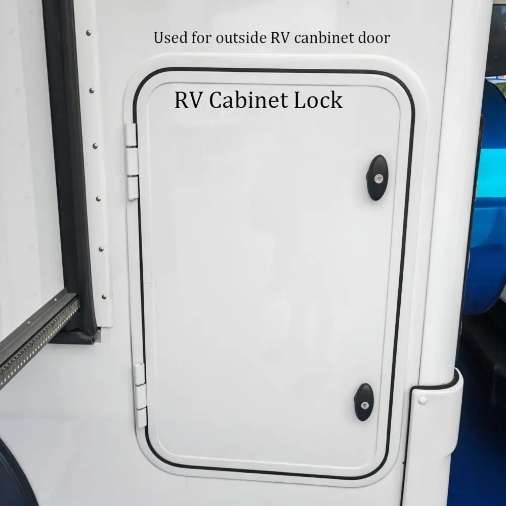Фото Профессиональный замок для шкафов RV с 2 ключами, всепогодный, прочный, с Т-образной ручкой, для дверей шкафов, ящиков, прицепов №4