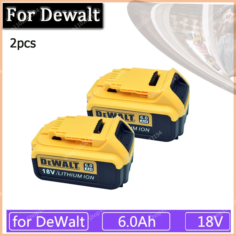 

Dewalt 6000mAH/6.0AH 18V 20v power tool battery for Dewalt DCB180 DCB181 DCB182 DCB201 DCB200 MAX power 18650 battery