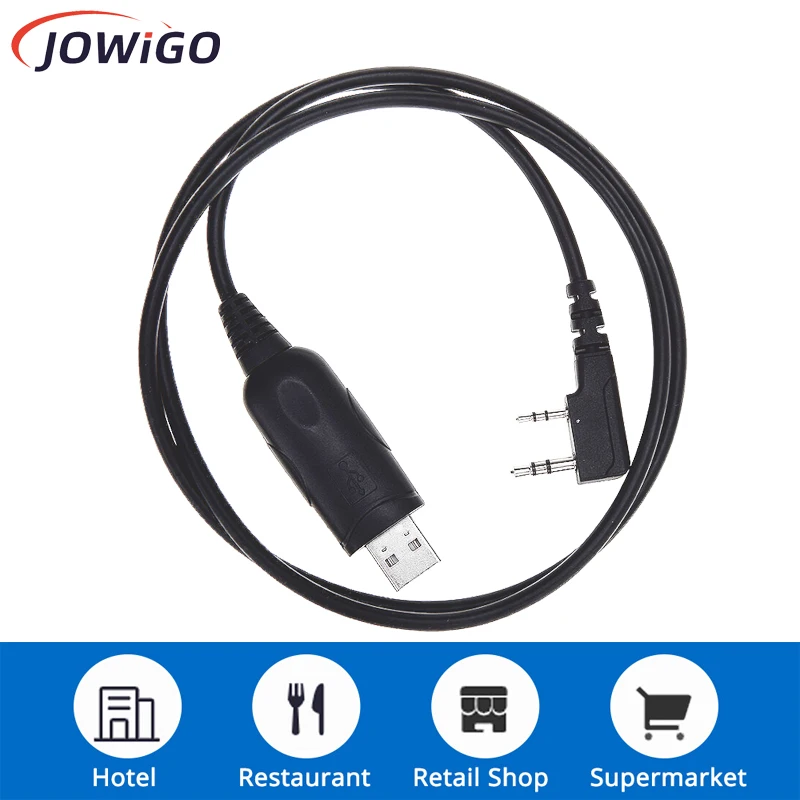 2-контактный разъем K USB-кабель для программирования BAOFENG 888s UV5R Kenwood 'd xun