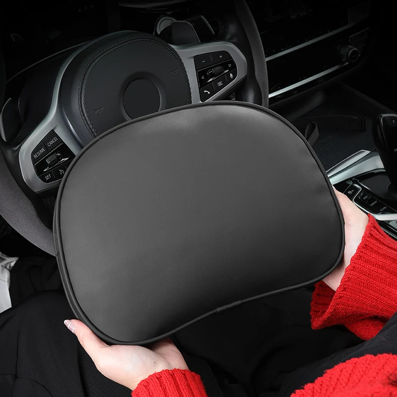 

Car Headrest Pillow PU Auto Seat Neck Support Memory Foam For MINI Cooper F55 F56 R60 R59 R58 R57 R56 R55 R53 R52 R50 One JCW