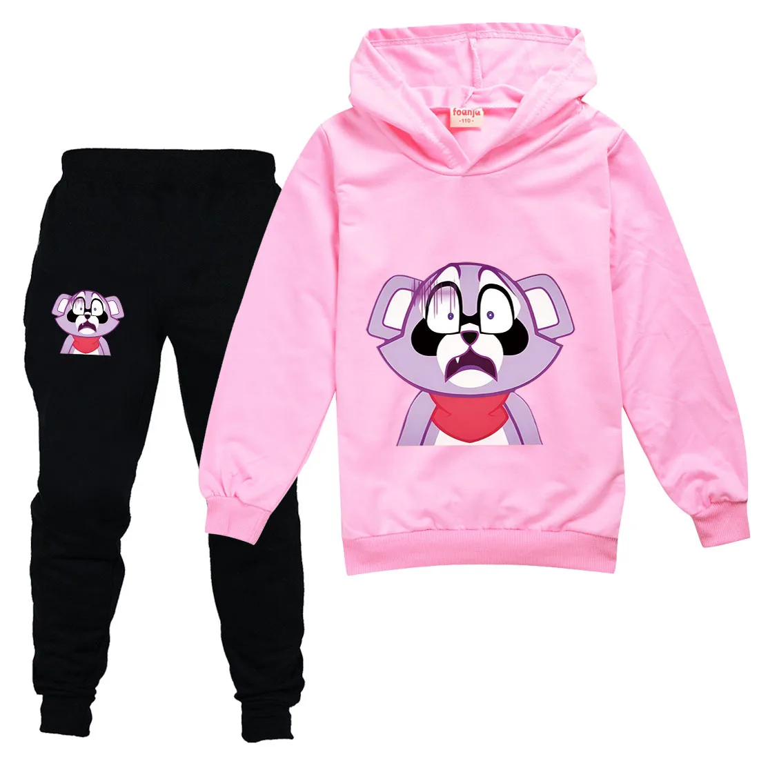 Детский комплект из свитшота и брюк с длинным рукавом