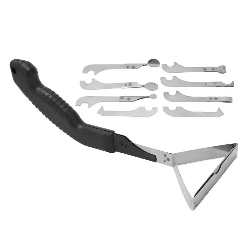 

Grout Removal Tool Anti Slip Replaceable Caulking Remover Metal Blade Plastic Handle for Residue