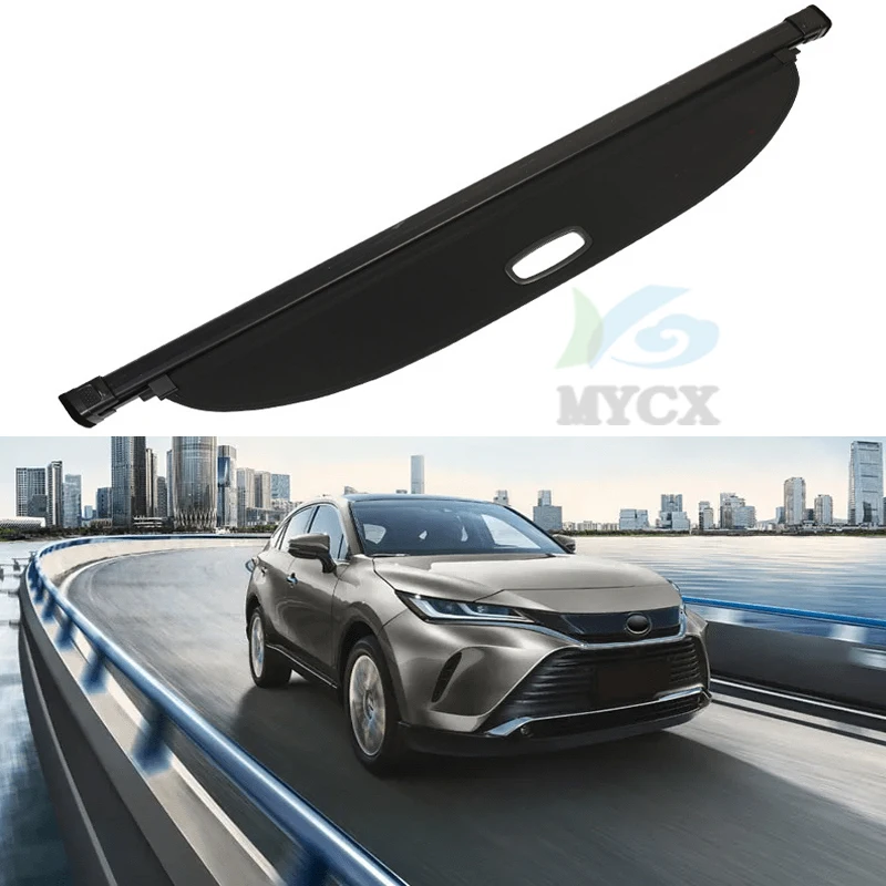 

Car Interior Rear Trunk Cargo Luggage Cover Security Shade Shield Curtain Retractable Cargo Cover For Toyota Harrier 2022