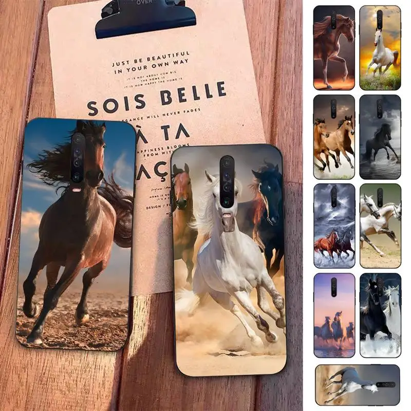 

Running Horse Animal Phone Case for Redmi 5 6 7 8 9 A 5plus K20 4X S2 GO 6 K30 pro
