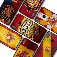 spain spanish flag phone case for redmi 8 9 9a for samsung j5 j6 note9 for huawei nova3e mate20lite cover