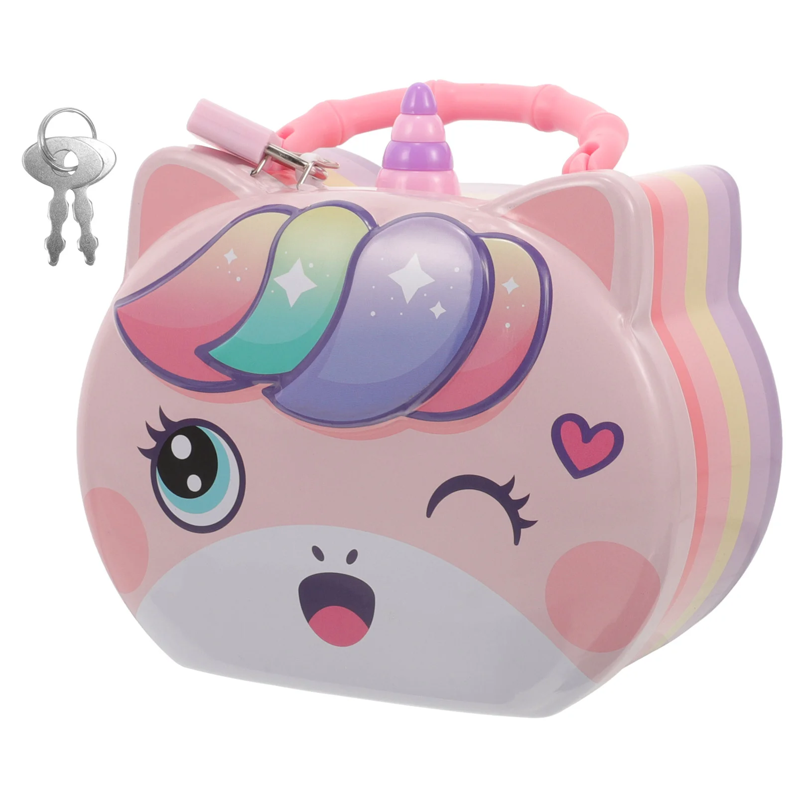 Копилка с единорогом для детей и малышей замком маленьких девочек детская монета